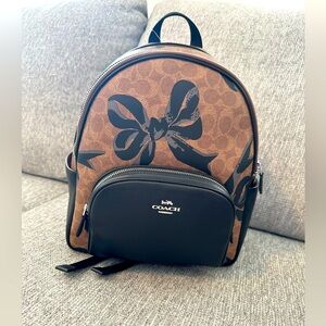 Coach Backpack with bow